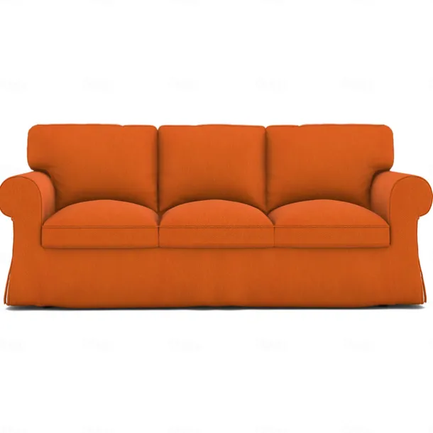 Sofa Cover 100% Cotton 3 Seat Sofa Sllipcover Solid Color Quilted Slipcovers UPPcover LITB PRIME cover