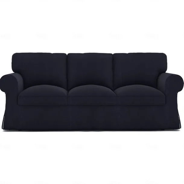 Sofa Cover 100% Cotton 3 Seat Sofa Sllipcover Solid Color Quilted Slipcovers UPPcover LITB PRIME cover