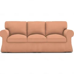 Sofa Cover 100% Cotton 3 Seat Sofa Sllipcover Solid Color Quilted Slipcovers UPPcover LITB PRIME cover