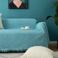 Sofa Cover Boho Sofa Blanket Throw Towel for Sectional Couch Armchair Loveseat 4 or 4 or 3 Seater L Shape Anti-Scratch Cat Washable