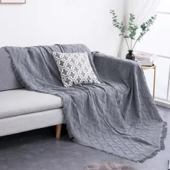 Sofa Cover Boho Sofa Blanket Throw Towel for Sectional Couch Armchair Loveseat 4 or 4 or 3 Seater L Shape Anti-Scratch Cat Washable
