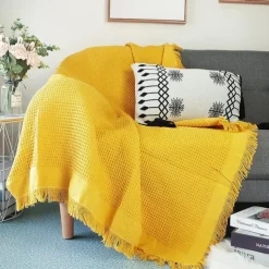 Sofa Cover Boho Sofa Blanket Throw Towel for Sectional Couch Armchair Loveseat 4 or 4 or 3 Seater L Shape Anti-Scratch Cat Washable