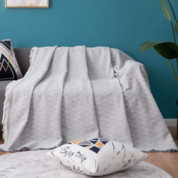 Sofa Cover Boho Sofa Blanket Throw Towel for Sectional Couch Armchair Loveseat 4 or 4 or 3 Seater L Shape Anti-Scratch Cat Washable