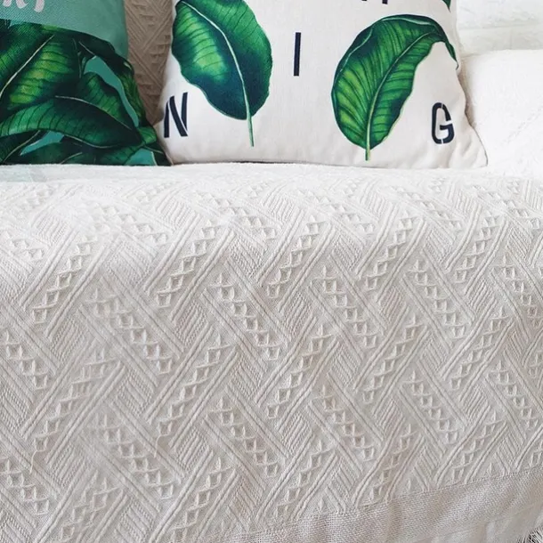 Sofa Cover Boho Sofa Blanket Throw Towel for Sectional Couch Armchair Loveseat 4 or 4 or 3 Seater L Shape Anti-Scratch Cat Washable