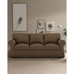 Sofa Cover for Armchair, Loveseat, 3 Seat, Cotton Cover for The Ektorp Chair, Arm Chair One Seat Couch Slipcover Replacement Not Fit LITB PRIME cover Ektcover