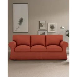 Sofa Cover for Armchair, Loveseat, 3 Seat, Cotton Cover for The Ektorp Chair, Arm Chair One Seat Couch Slipcover Replacement Not Fit LITB PRIME cover Ektcover