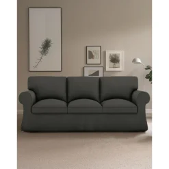 Sofa Cover for Armchair, Loveseat, 3 Seat, Cotton Cover for The Ektorp Chair, Arm Chair One Seat Couch Slipcover Replacement Not Fit LITB PRIME cover Ektcover
