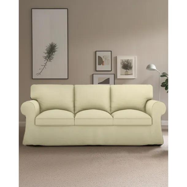 Sofa Cover for Armchair, Loveseat, 3 Seat, Cotton Cover for The Ektorp Chair, Arm Chair One Seat Couch Slipcover Replacement Not Fit LITB PRIME cover Ektcover