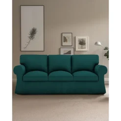 Sofa Cover for Armchair, Loveseat, 3 Seat, Cotton Cover for The Ektorp Chair, Arm Chair One Seat Couch Slipcover Replacement Not Fit LITB PRIME cover Ektcover