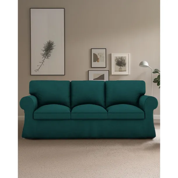 Sofa Cover for Armchair, Loveseat, 3 Seat, Cotton Cover for The Ektorp Chair, Arm Chair One Seat Couch Slipcover Replacement Not Fit LITB PRIME cover Ektcover