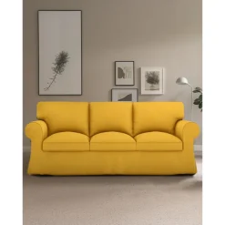 Sofa Cover for Armchair, Loveseat, 3 Seat, Cotton Cover for The Ektorp Chair, Arm Chair One Seat Couch Slipcover Replacement Not Fit LITB PRIME cover Ektcover