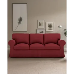 Sofa Cover for Armchair, Loveseat, 3 Seat, Cotton Cover for The Ektorp Chair, Arm Chair One Seat Couch Slipcover Replacement Not Fit LITB PRIME cover Ektcover