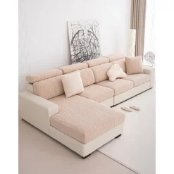 Sofa Cover Seat Cushion Cover Geometric Printed Polyester Slipcovers