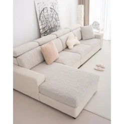 Sofa Cover Seat Cushion Cover Geometric Printed Polyester Slipcovers