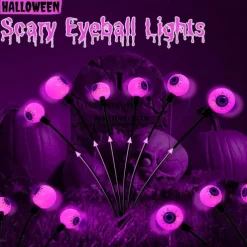 Solar Garden Light Waterproof Firefly Lights Outdoor Starburst Swaying Lights 2 Modes 6/8/10 Heads for Yard Patio Pathway Decoration