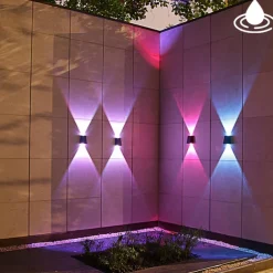 Solar Outdoor Wall Light Waterproof High Brightness Garden Decor Lights Backyard Courtyard Home Decor Solar LED Wall Lamps