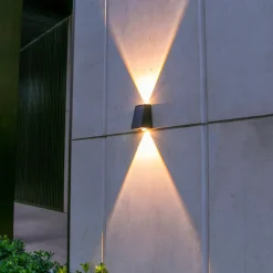 Solar Outdoor Wall Light Waterproof High Brightness Garden Decor Lights Backyard Courtyard Home Decor Solar LED Wall Lamps