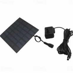 Solar Panel Powered Water Fountain Pool Pond Garden Water Sprinkler Sprayer with Water Pump Spray Heads