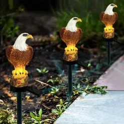 Solar Powered Garden Lights Owl Parrot Lawn Light Solar Lights Waterproof Solar Led Light Outdoor Decoration Solar Lamp Led Lights