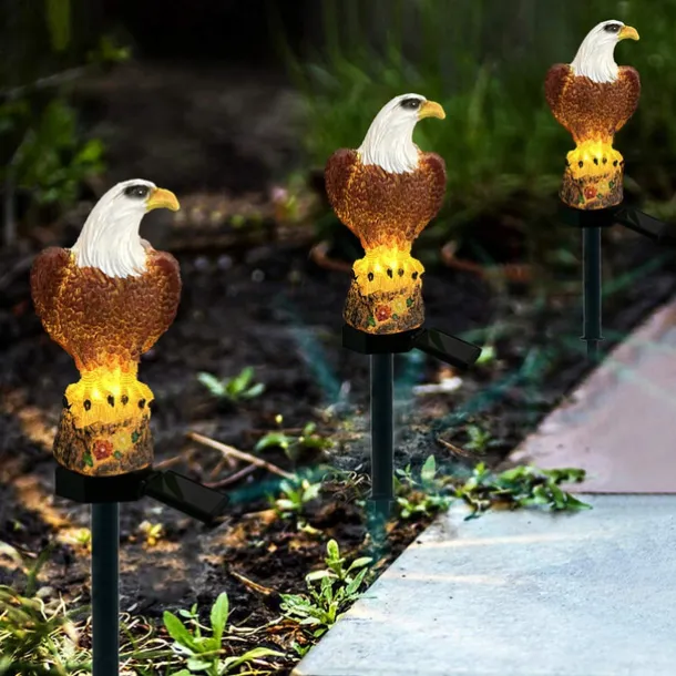 Solar Powered Garden Lights Owl Parrot Lawn Light Solar Lights Waterproof Solar Led Light Outdoor Decoration Solar Lamp Led Lights
