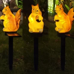 Solar Powered Garden Lights Owl Parrot Lawn Light Solar Lights Waterproof Solar Led Light Outdoor Decoration Solar Lamp Led Lights