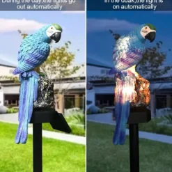 Solar Powered Garden Lights Owl Parrot Lawn Light Solar Lights Waterproof Solar Led Light Outdoor Decoration Solar Lamp Led Lights