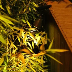 Solar Spot Lights Outdoor 2-in-1 Solar Landscape Spotlights Security Lights IP65 Waterproof Wall Lights for Walkway Yard Garden Driveway Pathway Garden 4/7 LED Beads