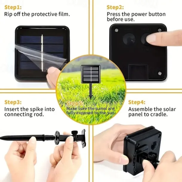 Solar Vintage Bulb String Lights, Christmas Waterproof Fairy Lights with 10/20/30 LED Shatterproof Bulbs & 8 Twinkle Modes for Holiday,Xmas, Wedding & Camping Decor