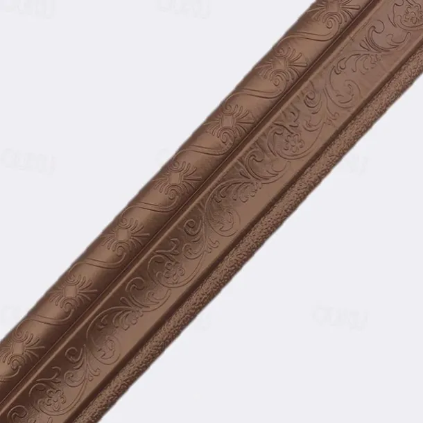 Solid Color 3D Wallpaper Border Waistline Baseboard Peel and Stick Self Adhesive Marble Waterproof PVC/Vinyl Modern Wall Decal for Room Multiple Size