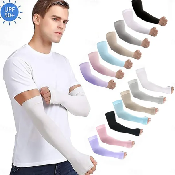 Solid Color Ice Sleeves Sports Outdoor Mountaineering Unisex