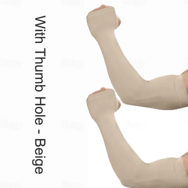 Solid Color Ice Sleeves Sports Outdoor Mountaineering Unisex