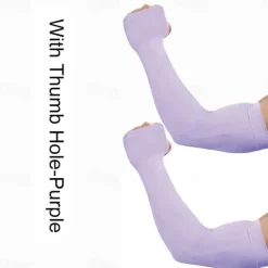 Solid Color Ice Sleeves Sports Outdoor Mountaineering Unisex