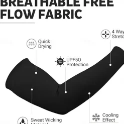 Solid Color Ice Sleeves Sports Outdoor Mountaineering Unisex