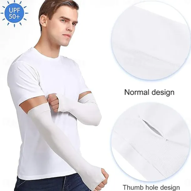 Solid Color Ice Sleeves Sports Outdoor Mountaineering Unisex