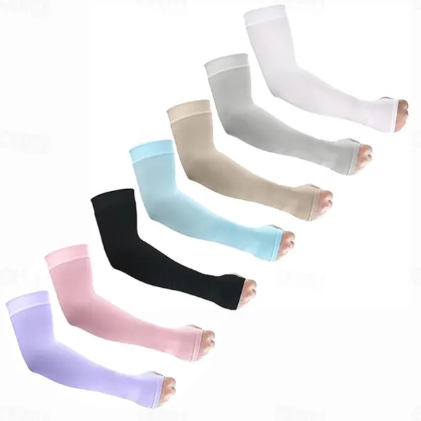 Solid Color Ice Sleeves Sports Outdoor Mountaineering Unisex