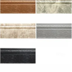 Solid Color Wallpaper Border Waistline Baseboard Peel and Stick Self Adhesive PVC/Vinyl Modern Waterproof Wall Decal for Room 230*10cm