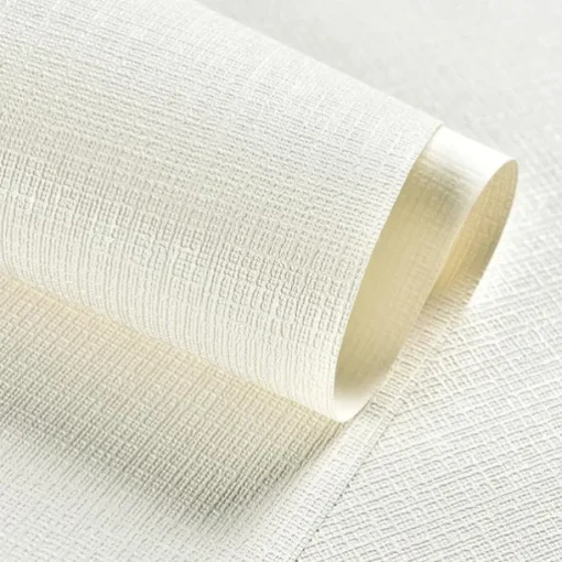 Solid Color Wallpaper Waterproof Plain Cloth Self Adhesive Wall Covering for Bedroom Living Room Wall Sticker 53x1000cm / 20.87''x393.7''