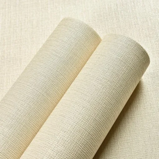 Solid Color Wallpaper Waterproof Plain Cloth Self Adhesive Wall Covering for Bedroom Living Room Wall Sticker 53x1000cm / 20.87''x393.7''