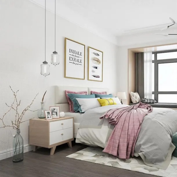 Solid Color Wallpaper Waterproof Plain Cloth Self Adhesive Wall Covering for Bedroom Living Room Wall Sticker 53x1000cm / 20.87''x393.7''