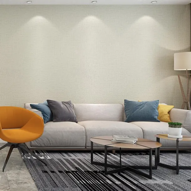 Solid Color Wallpaper Waterproof Plain Cloth Self Adhesive Wall Covering for Bedroom Living Room Wall Sticker 53x1000cm / 20.87''x393.7''