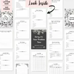 Sorry, it's Your Problem Now , Because I'm Dead Thorough and Thoughtful End of Life Planner Organize Your Affairs Easily with Personal, Financial, and Care Wishes