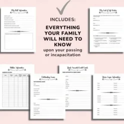 Sorry, it's Your Problem Now , Because I'm Dead Thorough and Thoughtful End of Life Planner Organize Your Affairs Easily with Personal, Financial, and Care Wishes