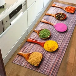 Spices Area Rug Kitchen Mat Non-Slip Oil Proof Floor Mat Livingroom Rug Indoor Outdoor Mat Bedroom Decor Bathroom Mat Entrance Rug Door Mat