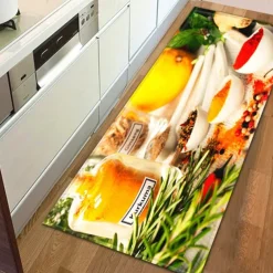 Spices Area Rug Kitchen Mat Non-Slip Oil Proof Floor Mat Livingroom Rug Indoor Outdoor Mat Bedroom Decor Bathroom Mat Entrance Rug Door Mat