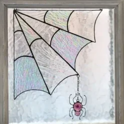 Spiderweb Door Topper - Halloween Decoration, Perfect for Spooky Decor, Easy to Install, Durable Material