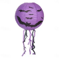 Spooky Halloween Pumpkin Lantern with Whisker Paper Perfect for Ghost Festival Atmosphere Arrangement and Home Decor