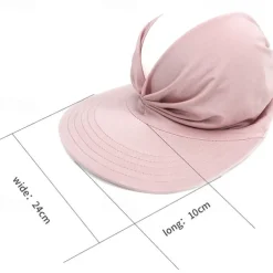 Spring And Summer New Hat Female Sun Visor Baseball Cap Female Anti-ultraviolet Personality Adult Empty Top Hat