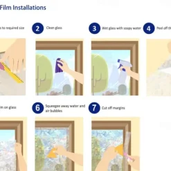 Stained Glass Window Film residue Window Paper Bathroom Living Room Window Shading Film Removable DIY Home Decoration Wall Decal Wall Decoration