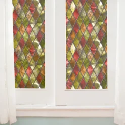 Stained Glass Window Film residue Window Paper Bathroom Living Room Window Shading Film Removable DIY Home Decoration Wall Decal Wall Decoration