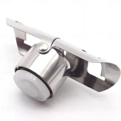 Stainless Steel Champagne Bottle Stopper Vacuum Sealed Sparkling Champagne Wine Bottle Saver Stopper Cap Bottle Opener Bar Tool Portable Stainless Latches Champagne Sparkling Wine Bottle Stopper